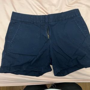 JCrew 7 inch navy chinos